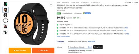 samsung watch flipkart